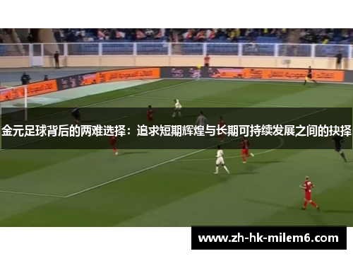 金元足球背后的两难选择：追求短期辉煌与长期可持续发展之间的抉择